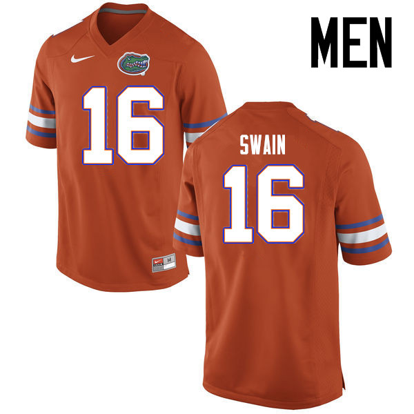 Men Florida Gators #16 Freddie Swain College Football Jerseys Sale-Orange